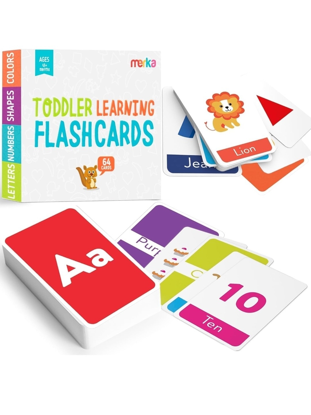 Merka Toddler Flash Cards